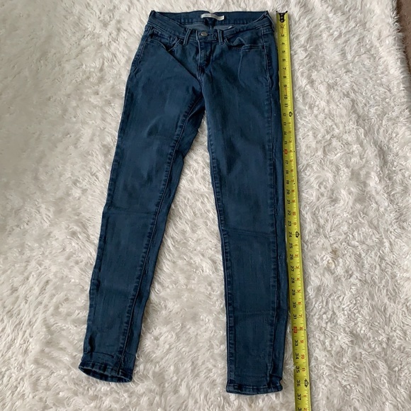 Levi’s blue jeans denim super skinny size 27 - Picture 8 of 10